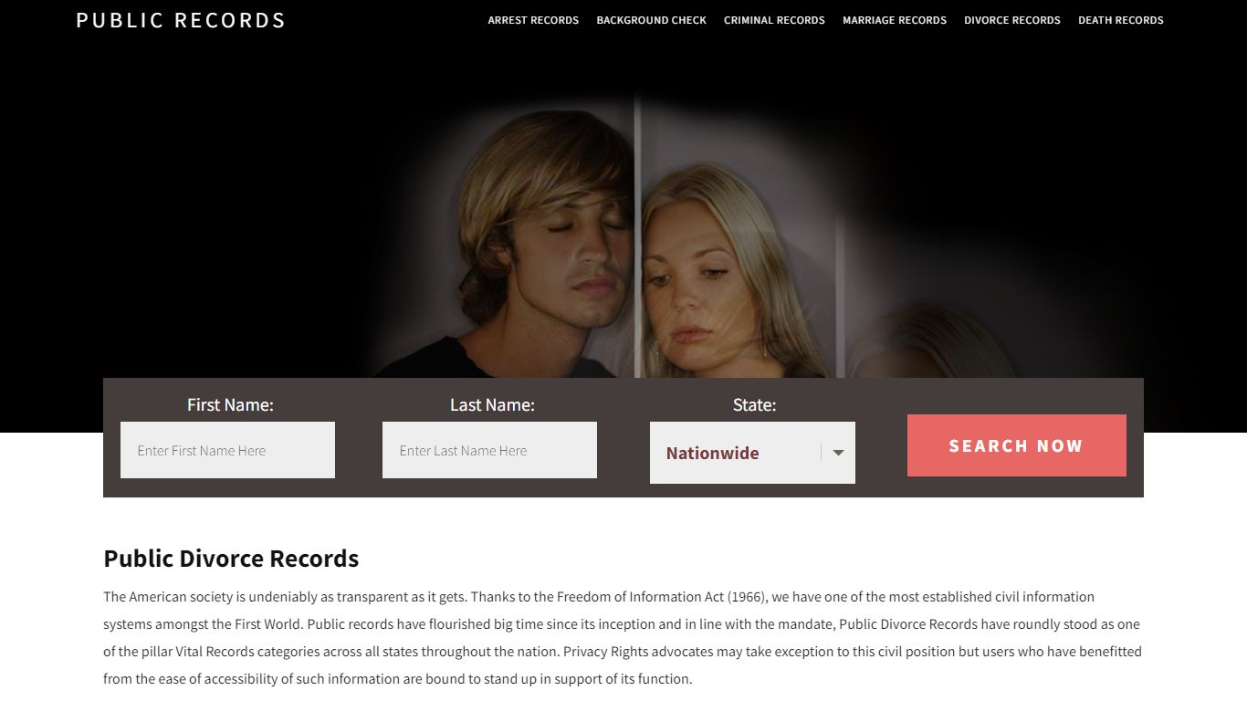 Public Divorce Records | Enter Name and Search. 14Days Free